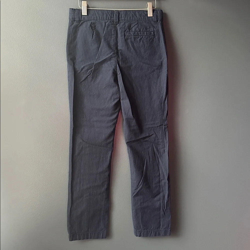 💙 OshKosh B'gosh boys pants navy blue and white stripes size 12 youth EUC